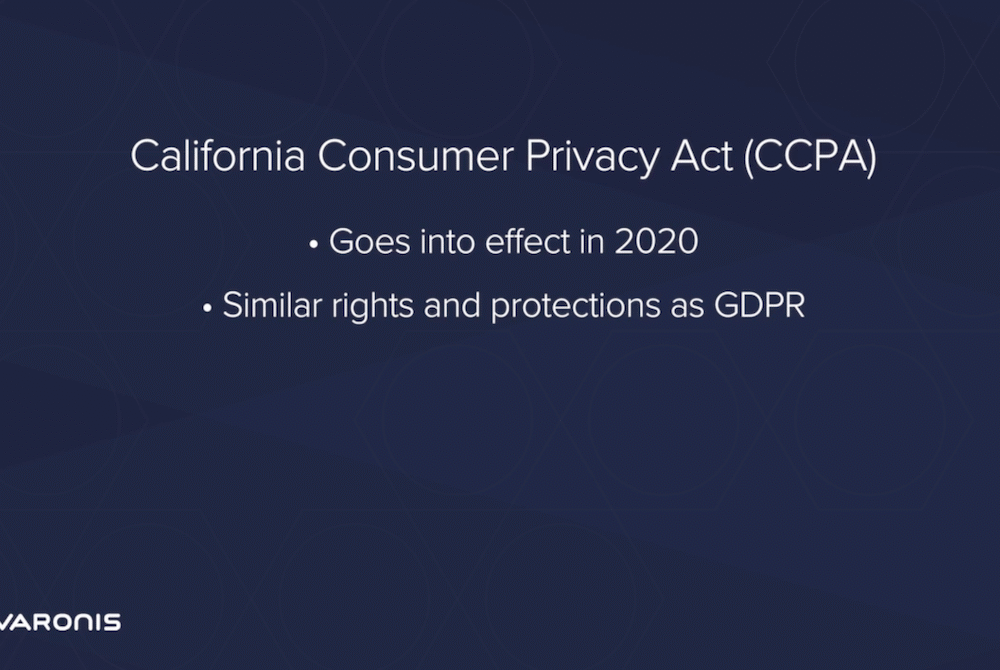 California Consumer Protection Act (CCPA)