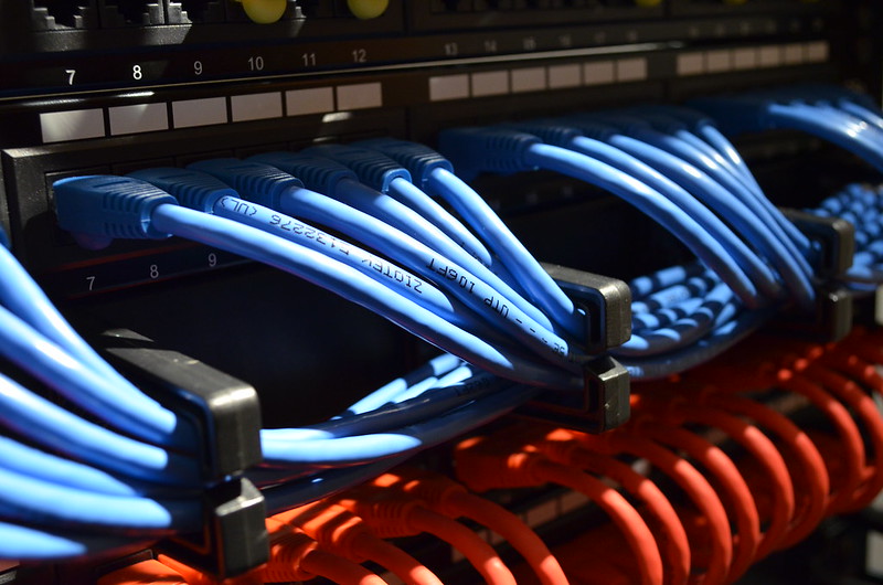 Network segmentation with network cords and box