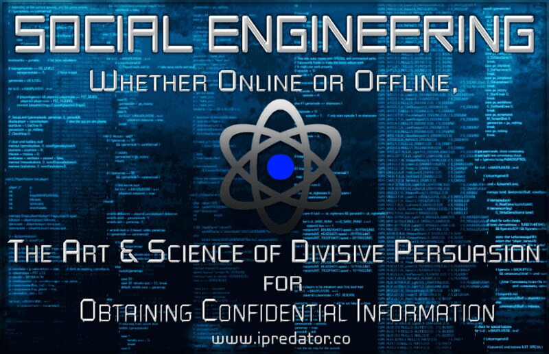 Social engineering cyber manipulation infographic