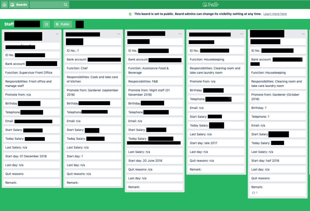 U.K. and Canada Exposed Sensitive Data Through Trello