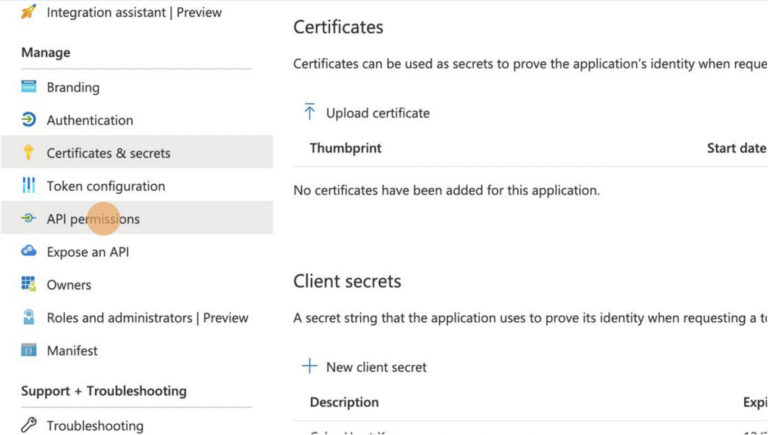 GCC Azure Only: Integration Step 2 - Add Azure Permissions - CyberHoot