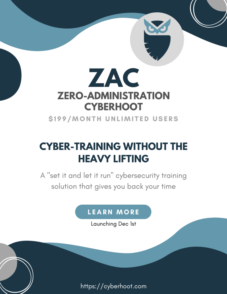 Zac's Press Release