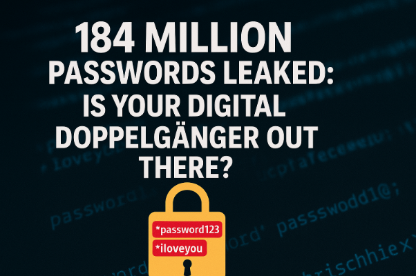 184 Millionen Passwörter durchgesickert: Ist Ihr digitaler Doppelgänger da draußen?