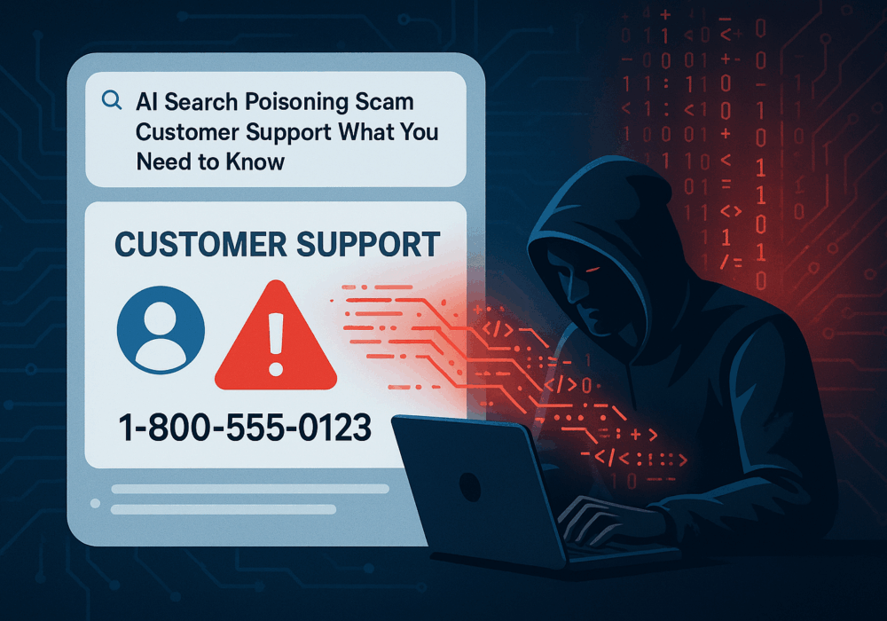 AI Poisoning: Fake Support Scam — AI Search as the New Attack Surface