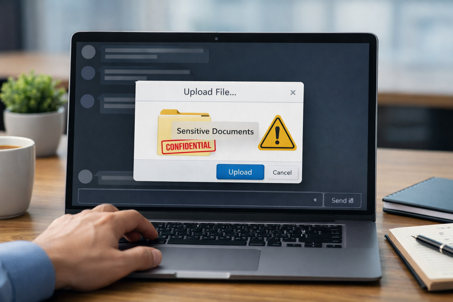 Cybersecurity Leader Uploads Sensitive Files to AI - CyberHoot
