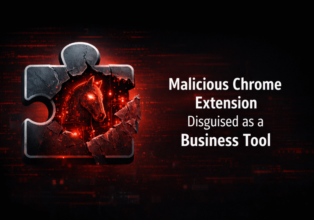 Malicious Chrome Extension Disguised as  a Business Tools