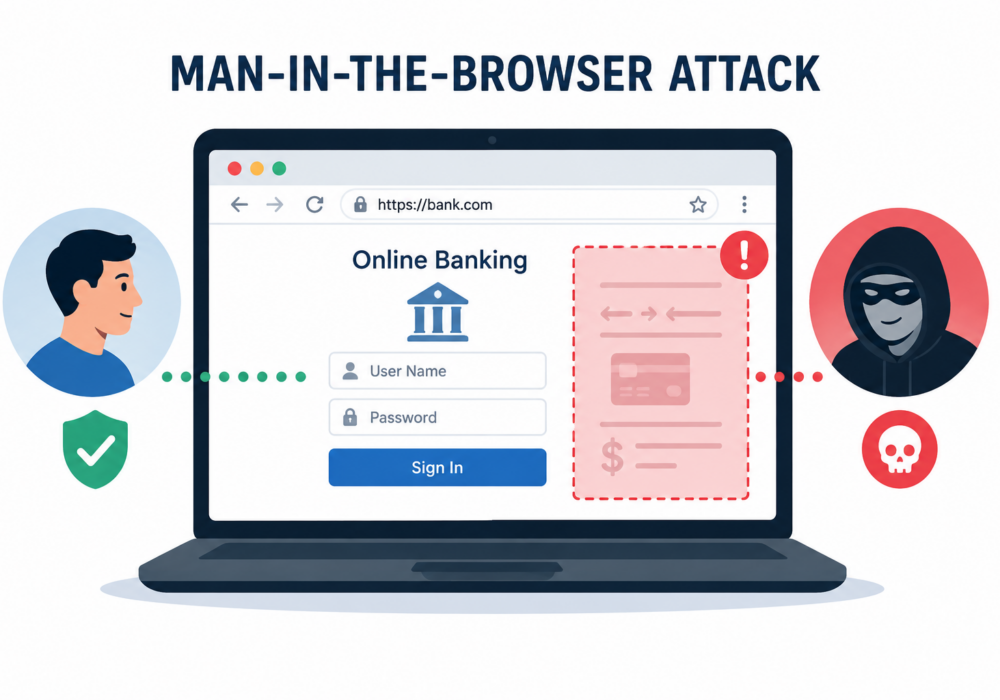 Man-in-the-Browser (MitB) Attack
