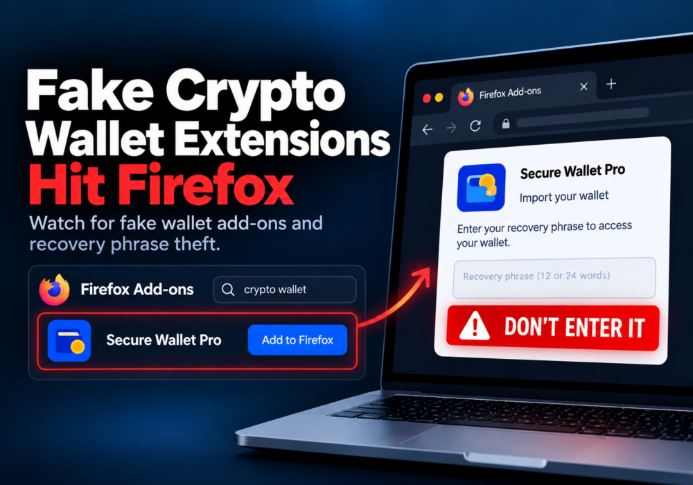 Fake Crypto Wallet Extensions Hit Firefox. Here Is How to Keep Your Browser Clean.