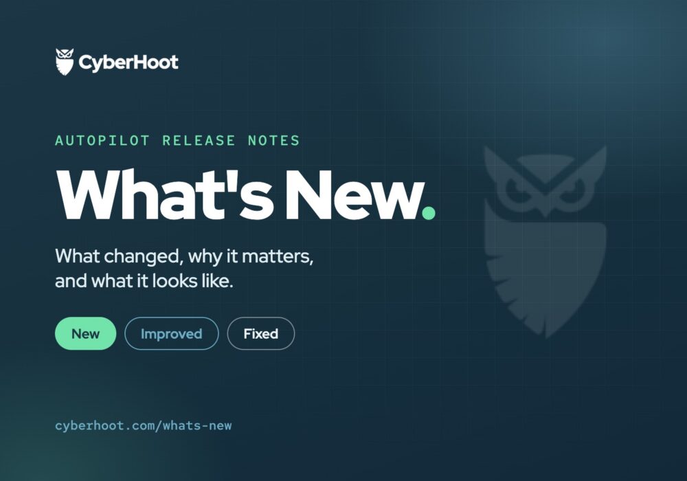 Builds 1200 & 1201: SCORM in the CustomHoots library, a smarter Today page and a tidier side nav